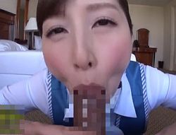 締りの良い口の動きがいやらしい佐々木あきのねっとりフェラ