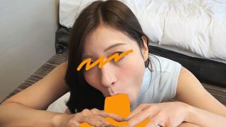 フェラが上手すぎるFちゃんが、今度は主観で抜いて精子をごっくん